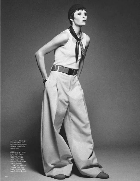 Lock & Co. Cashmere Ski Beanie in British Vogue July 2021