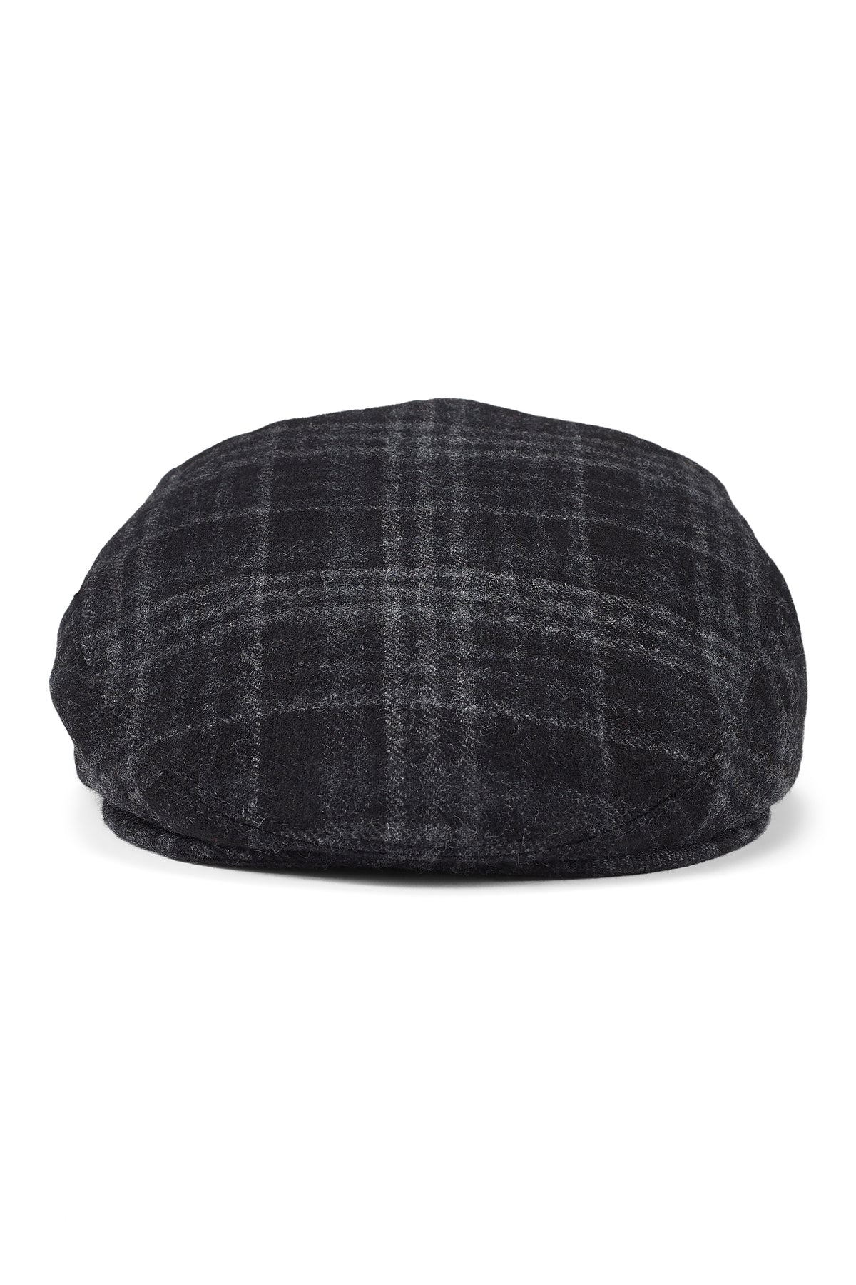 The William Flat Cap in Black Check Cashmere - Lock & Co. Hatters London UK
            