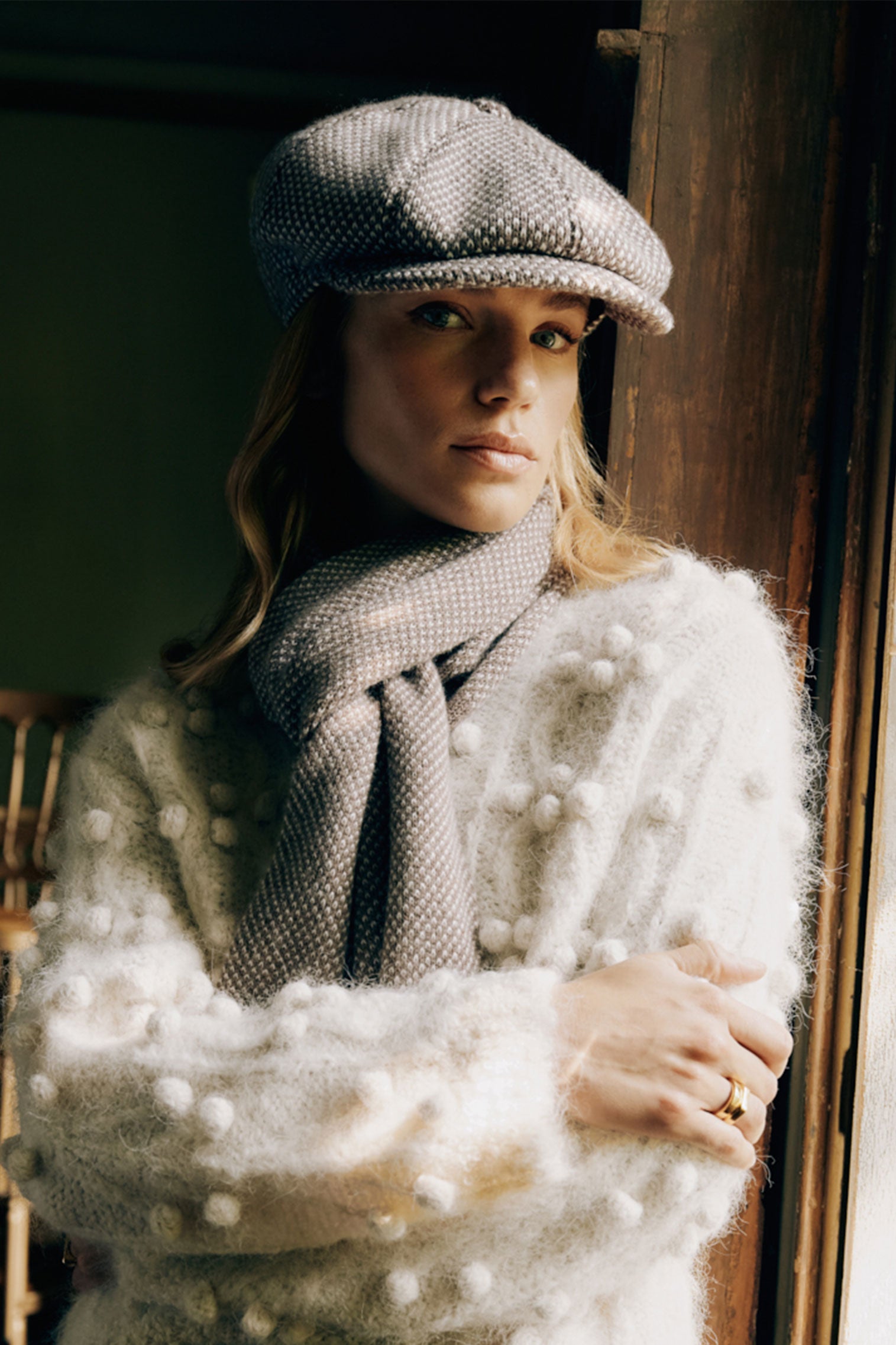 Whitebridge Bakerboy Cap - Best hats for round face shapes - Lock & Co. Hatters London UK