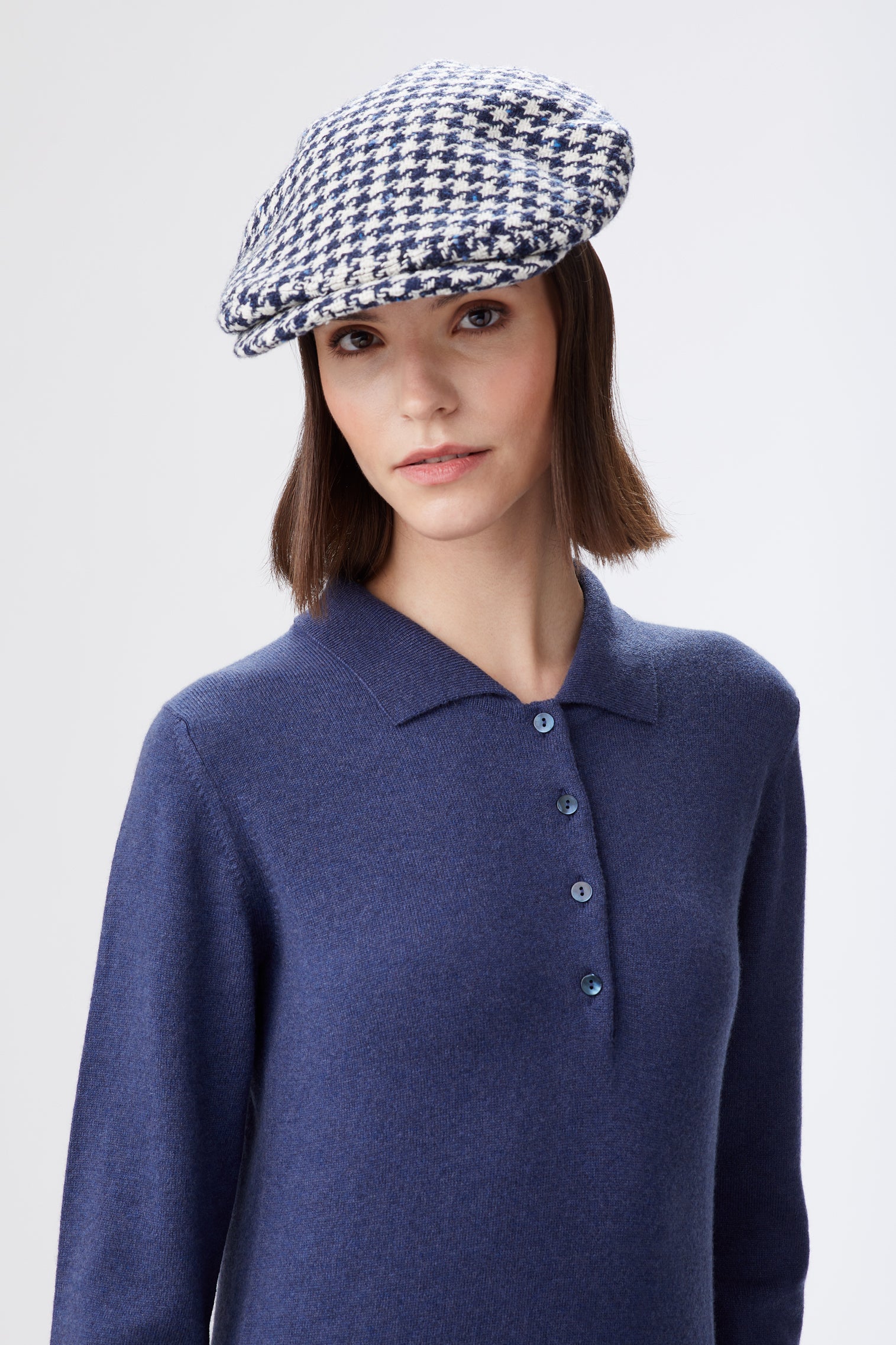 Turnberry Houndstooth Flat Cap - Limited Edition Collection - Lock & Co. Hatters London UK