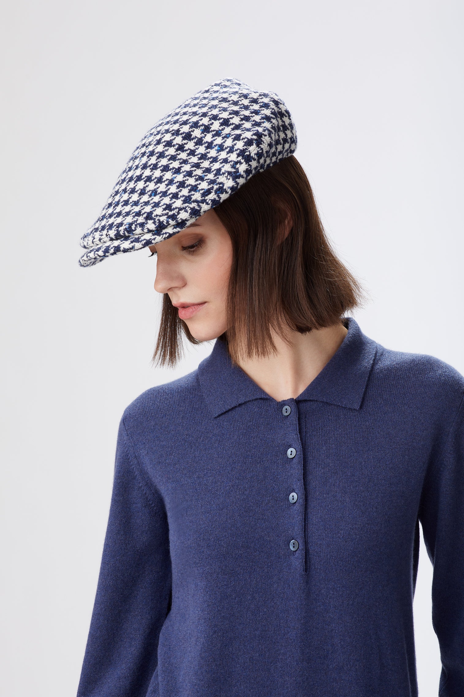 Turnberry Houndstooth Flat Cap - Limited Edition Collection - Lock & Co. Hatters London UK