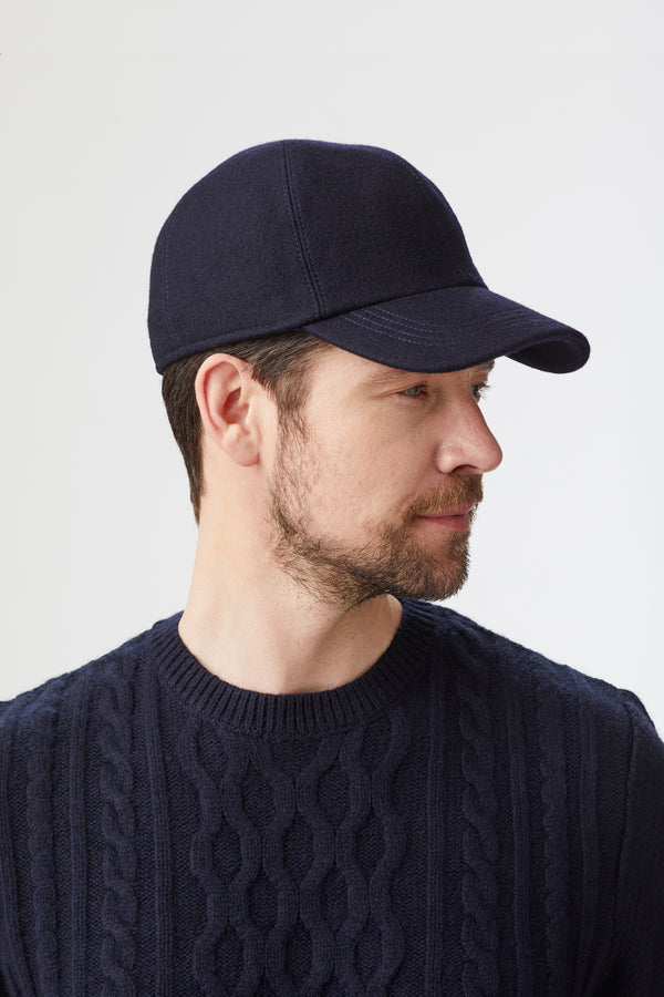 Zermatt Baseball Cap in navy Lock Co. Hats for Men Women
