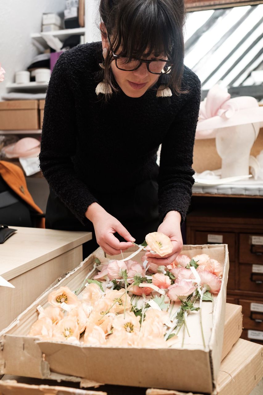 Awon Golding and couture flowers