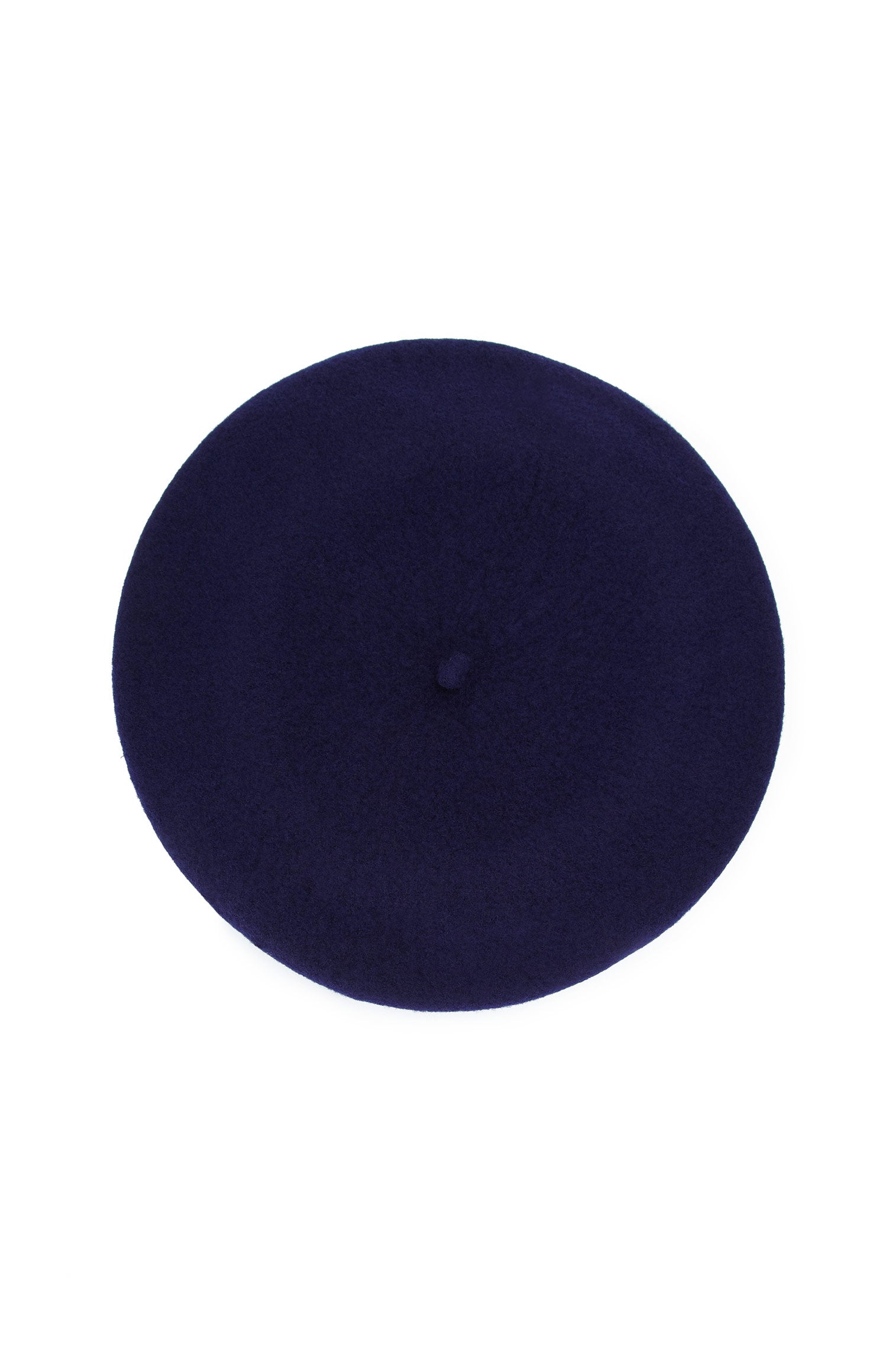 FRENCH STYLE NAVY WOOL FELT BERET